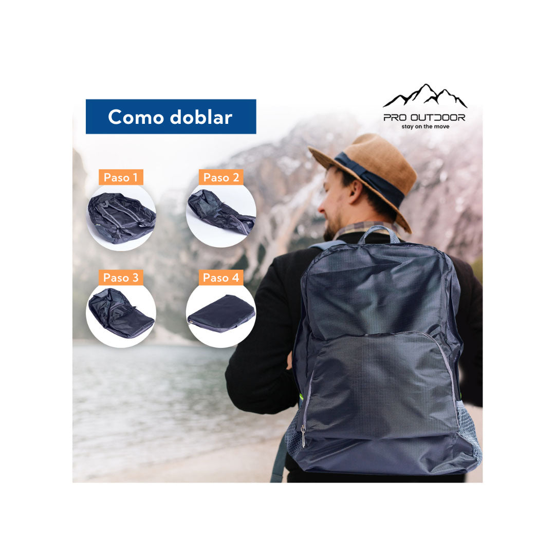 Mochila Compacta 23 Litros Pro Outdoor