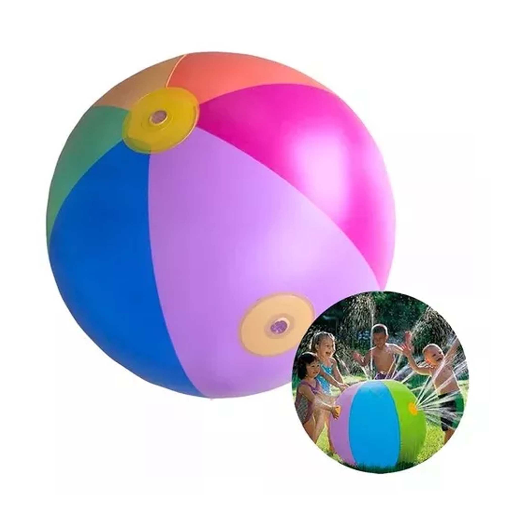 ¡Diversión Refrescante! La Pelota Inflable que Lanza Agua 🚀💦