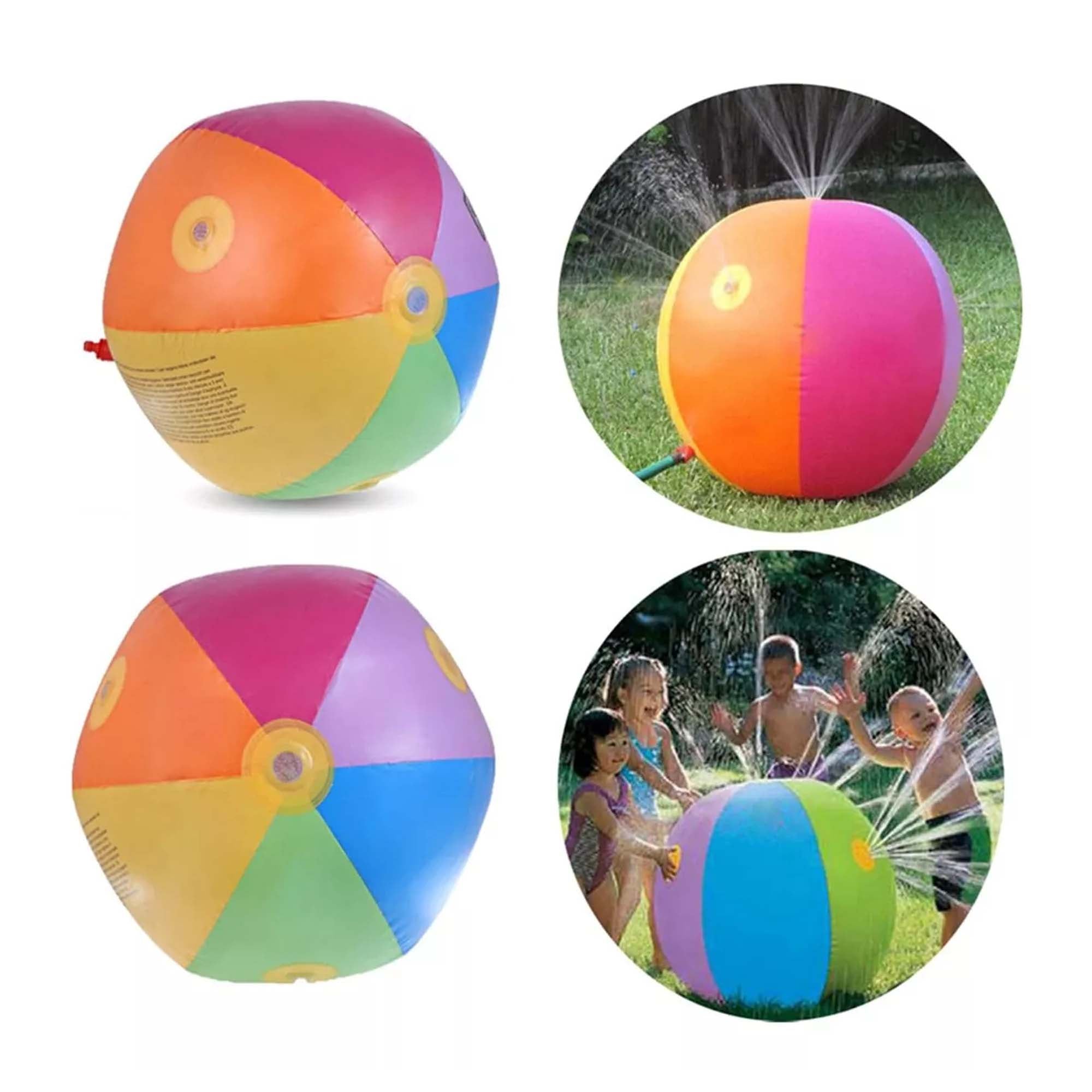 ¡Diversión Refrescante! La Pelota Inflable que Lanza Agua 🚀💦